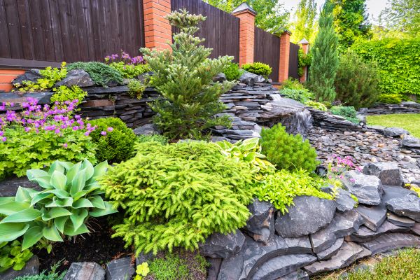 Stone Garden Installation in Boca Raton