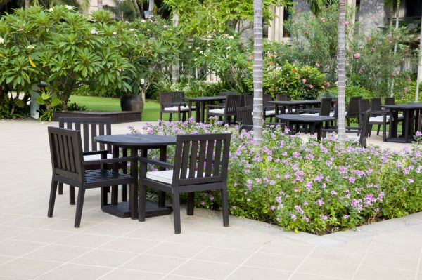 Courtyard Landscaping in Boca Raton
