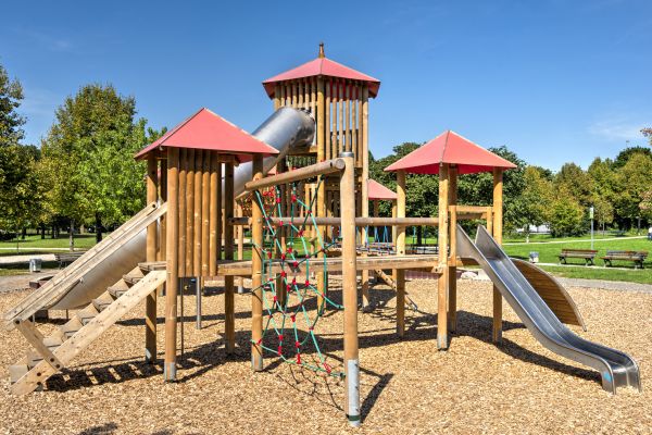 Playground Mulching Service in Boca Raton
