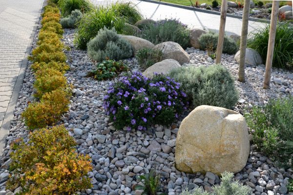 Decorative Rock Installation in Boca Raton