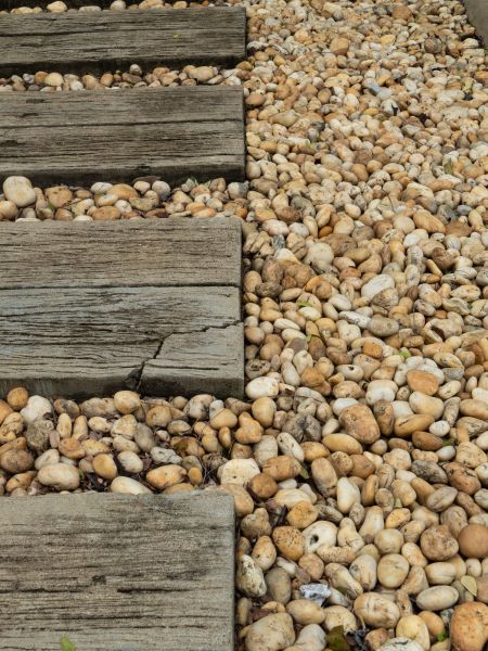 Pea Rock Installation in Boca Raton